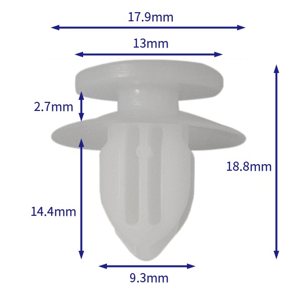 汽车卡扣紧固件(100个/包) 丰田:75867-30130；75867-30330