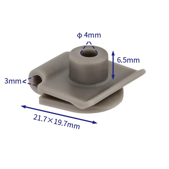 Car buckle fasteners (100/pack) Mazda: C27450133