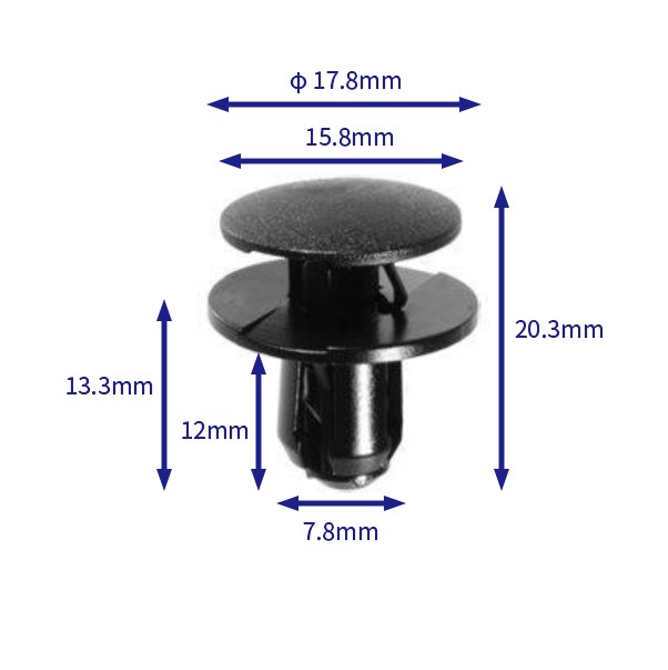汽车卡扣紧固件(100个/包) 克莱斯勒:6509960-AA