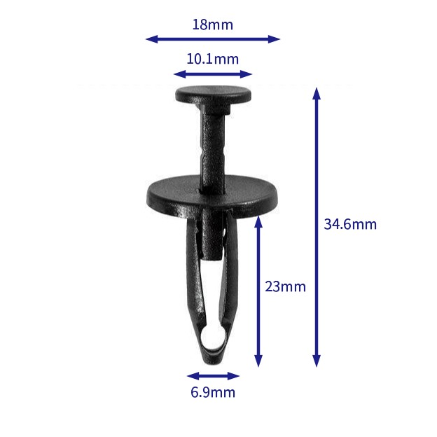 汽车卡扣紧固件(100个/包) 克莱斯勒:34202672；通用： 20510029；20590899