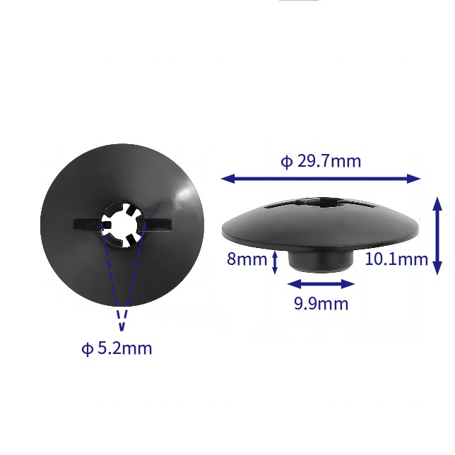 汽车卡扣紧固件(100个/包) 通用:94530387现代:84147-34000；新增