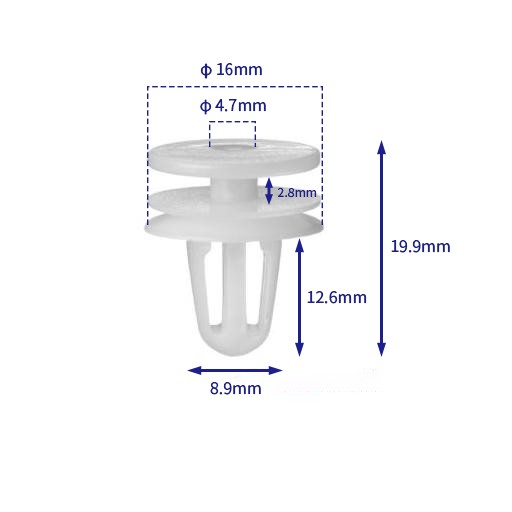 汽车卡扣紧固件(100个/包) 雪铁龙：696639；6991E8；