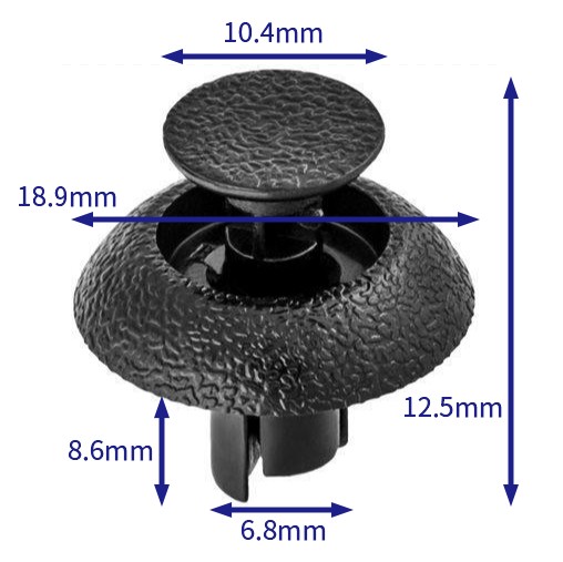 汽车卡扣紧固件(100个/包) 丰田:90467-07211