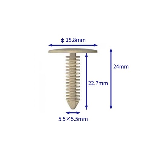 汽车卡扣紧固件(100个/包) 丰田:90467-06177