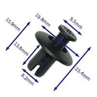 汽车卡扣紧固件(100个/包) 铃木：09409-09302;现代：86590-28000；马自达：B092-51-833、三菱： MB45556143 、福特： W705845 - S300