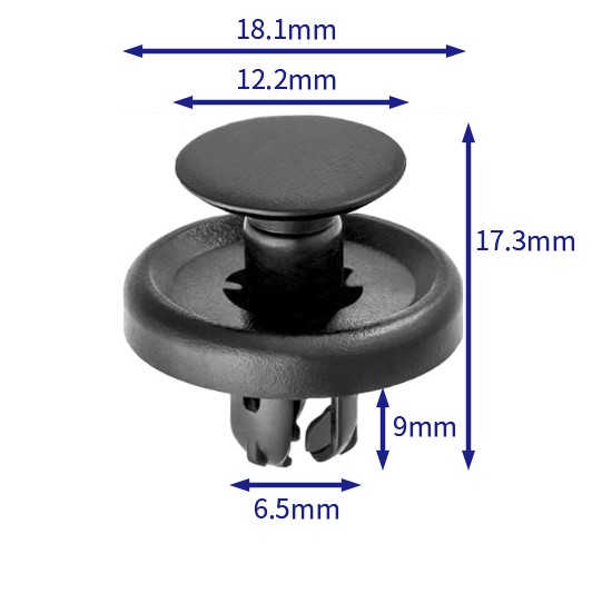 汽车卡扣紧固件(100个/包) 丰田:90467-10183