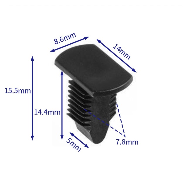 汽车卡扣紧固件(100个/包) 宝马:51711496621