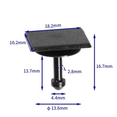 汽车卡扣紧固件(100个/包) 斯巴鲁:91486KJ010