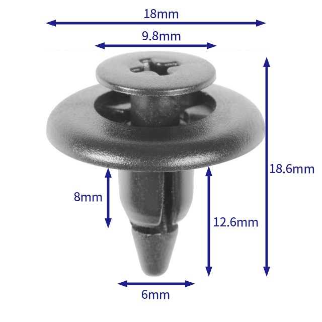 汽车卡扣紧固件(100个/包) 丰田:90467-06150