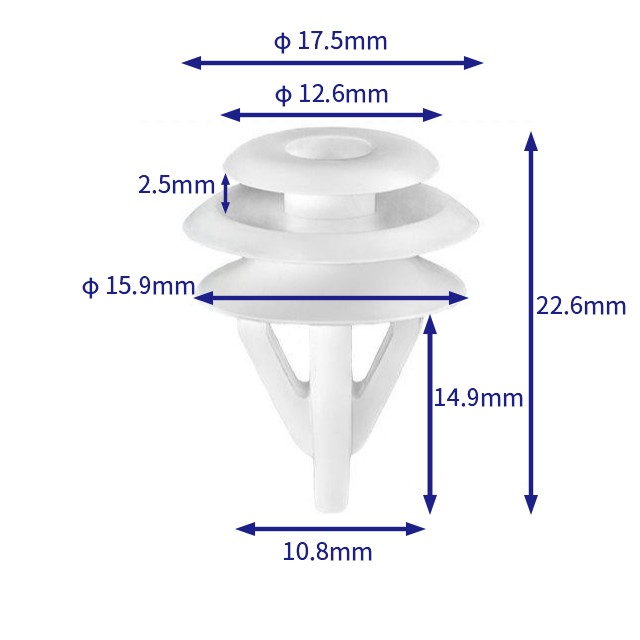 汽车卡扣紧固件(100个/包) 本田:91566-SP0-003