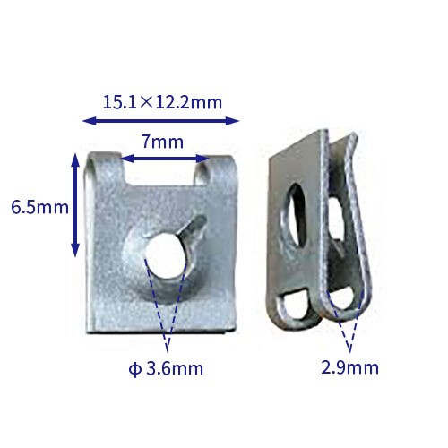 汽车卡扣紧固件(100个/包) 克莱斯勒:6102442AA;6106560AA;68094461AA;68266869AA;菲亚特:143689740