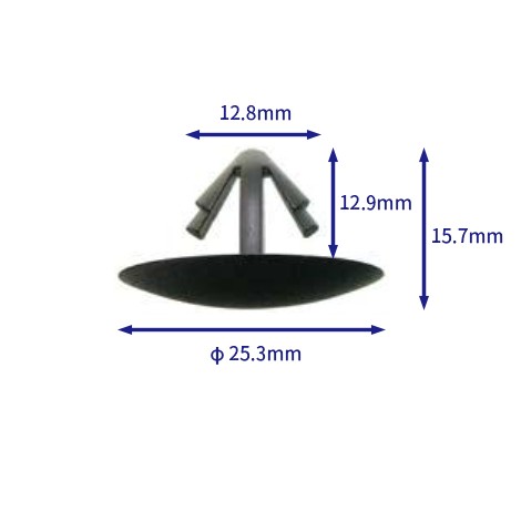 汽车卡扣紧固件(100个/包) 比亚迪:1024588900