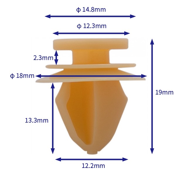 汽车卡扣紧固件(100个/包) Dacia:6001549265;标致雪铁龙:699156;8335TE;菲亚特:52055147;雷诺:8200700969