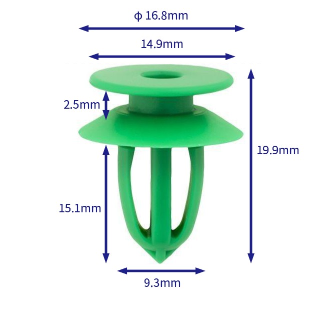 Car buckle fasteners (100/pack) general purpose: 13252119