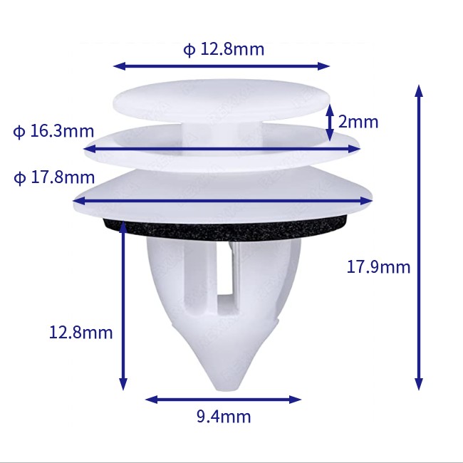 汽车卡扣紧固件(100个/包) 马自达:GJ6A-68-AB1