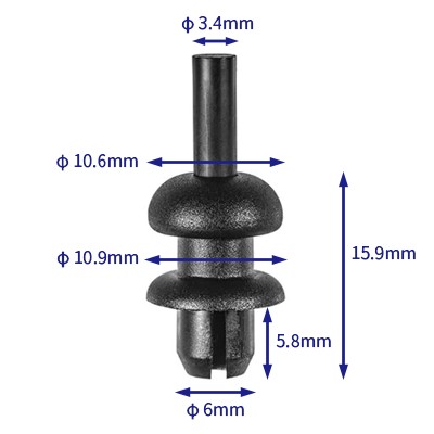 汽车卡扣紧固件(100个/包) 雪铁龙：699218；191867775A；7903077159