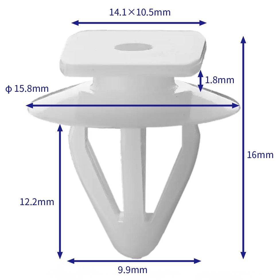 汽车卡扣紧固件(100个/包) 日产:76882-1KA0A