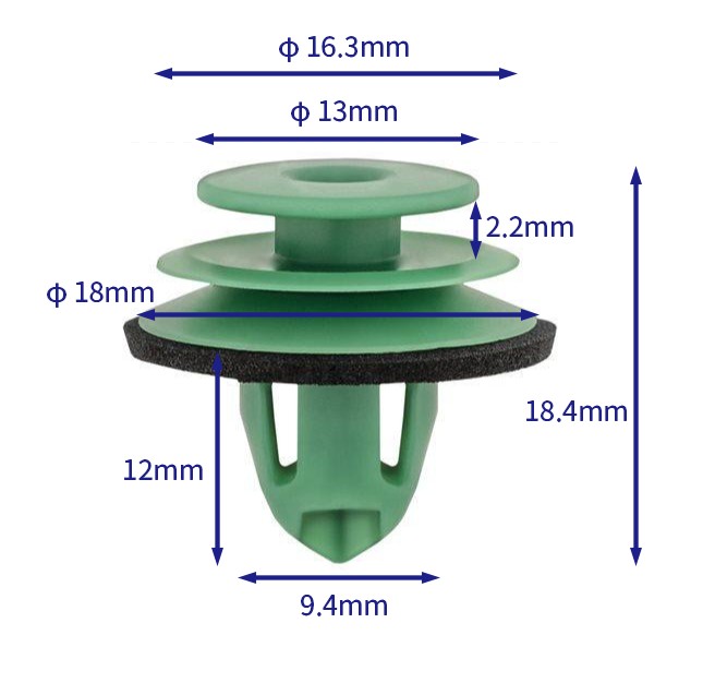 汽车卡扣紧固件(100个/包) 本田:91560-TG1-T01