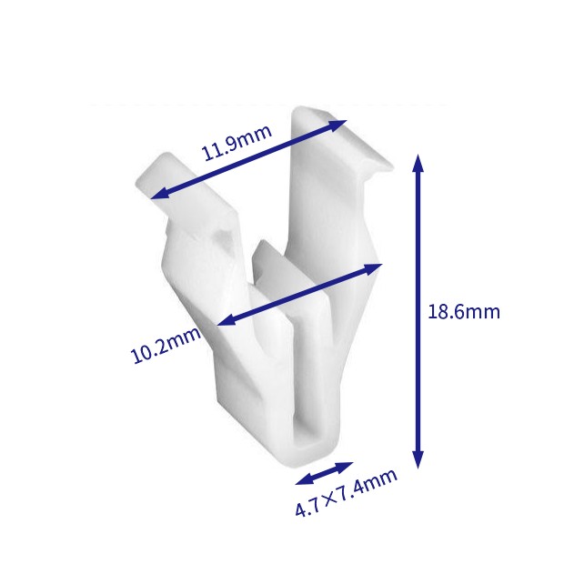 汽车卡扣紧固件(100个/包) 三菱:MQ907568;MR402859;马自达:S47P-64-345;本田:90666-SDA-A01;现代:84747-1C000;丰田:;90467-10203黄色90089-46145；90467A0011