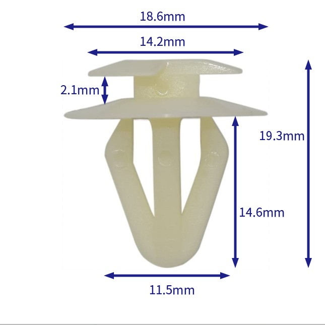 汽车卡扣紧固件(100个/包) 丰田:62581-14020;52581-14020;马自达:9927-40-822