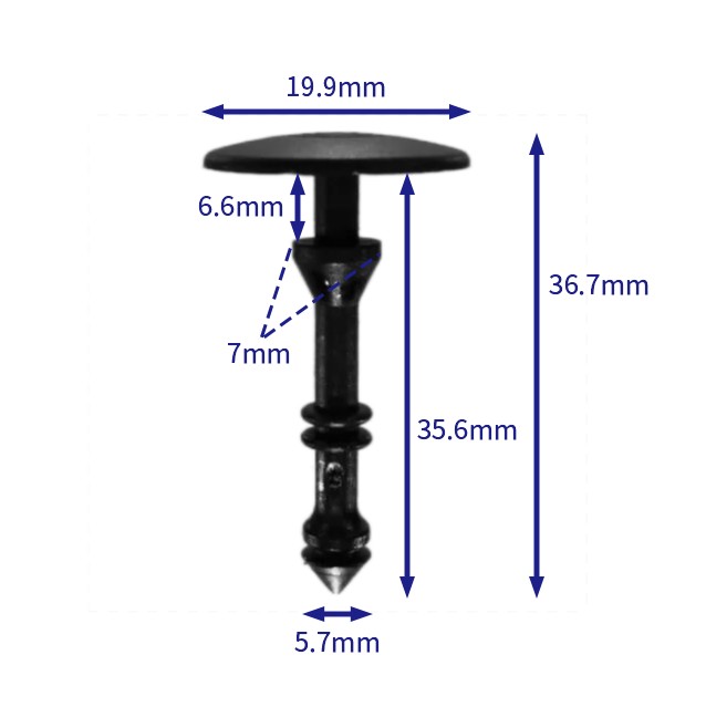 汽车卡扣紧固件(100个/包) 菲亚特:51934463