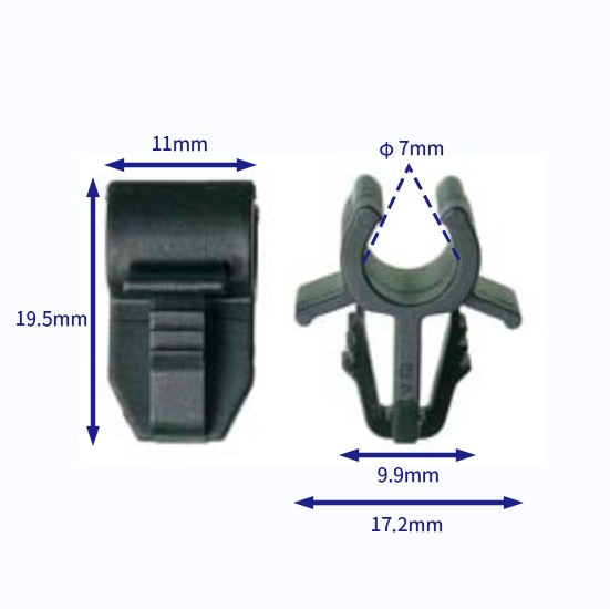 自動車バックル留め具 (100個/バッグ) 自動車バックル留め具