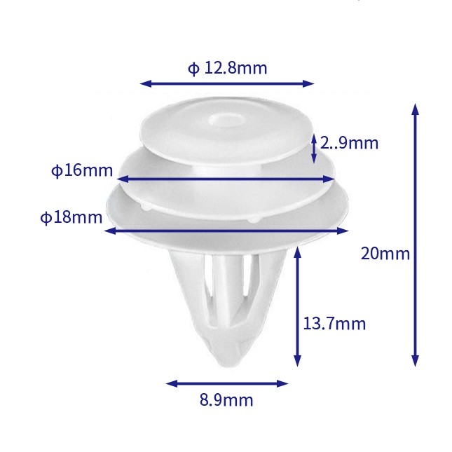 汽车卡扣紧固件(100个/包) Nissan:80999WF100 (Automotive Clip Fastener)