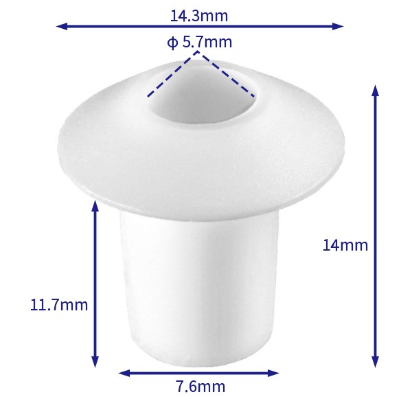 Car buckle fasteners (100/pack) Land Rover:MWC3136