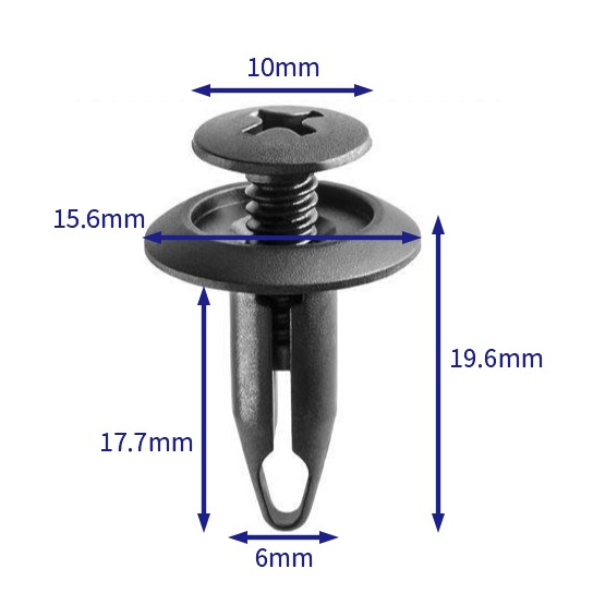 汽车卡扣紧固件(100个/包) Ford:YS4Z16K262AA (Automotive Clip Fastener)