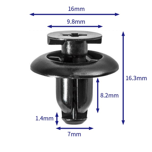 汽车卡扣紧固件(100个/包) Toyota:90467-07146 (Automotive Clip Fastener)