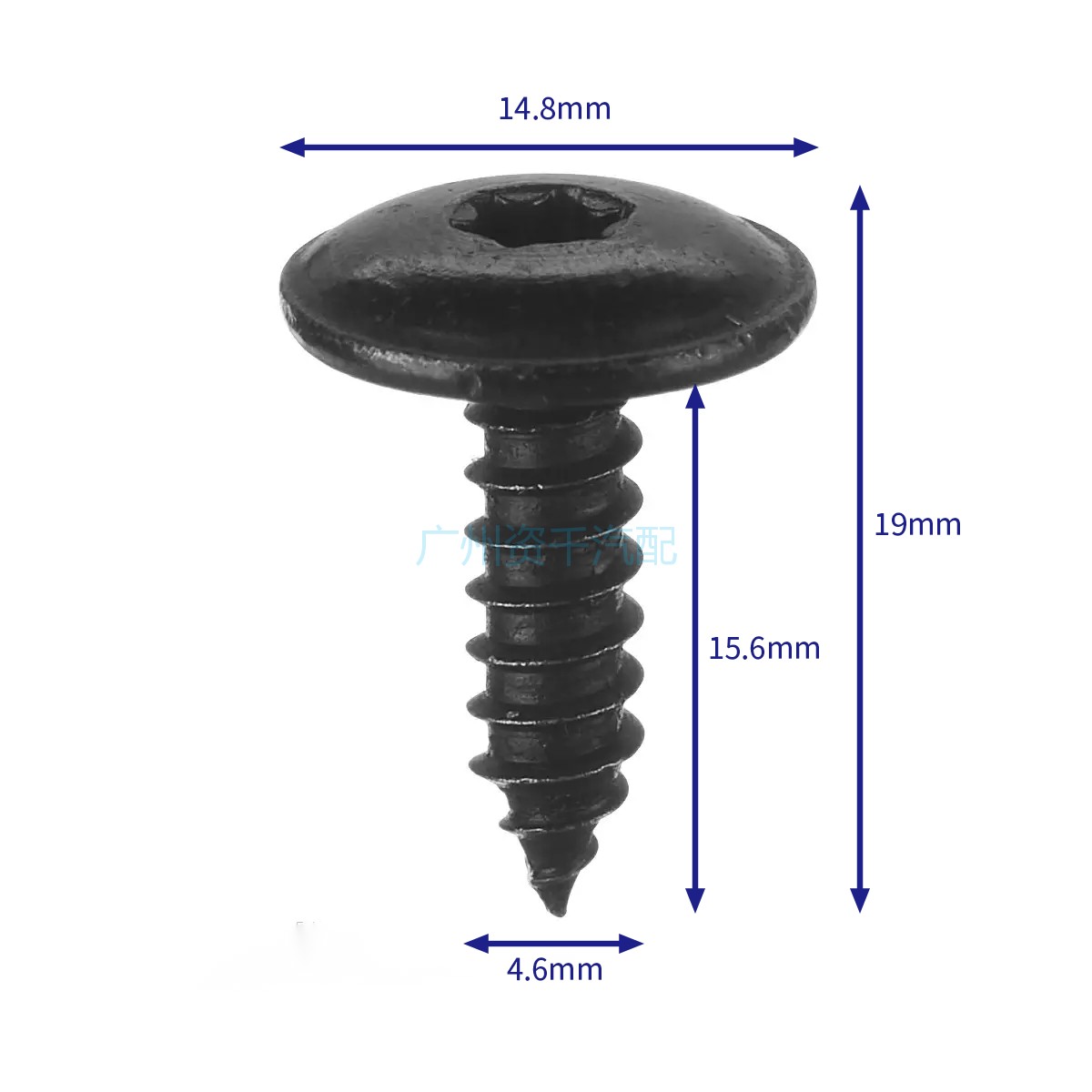 汽车卡扣紧固件(100个/包) Volkswagen (VW):N90648704 (Automotive Clip Fastener)