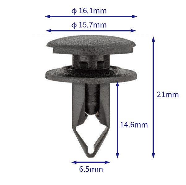 汽车卡扣紧固件(100个/包) Honda:90667TC0U01ZA (Automotive Clip Fastener)