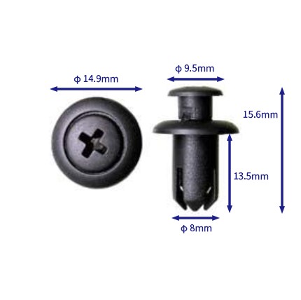 汽车卡扣紧固件(100个/包) Automotive clip fasteners