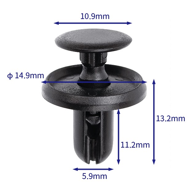 Крепеж для автомобиля (100 шт/пакет) Mitsubishi:MR288150;Subaru:909130013