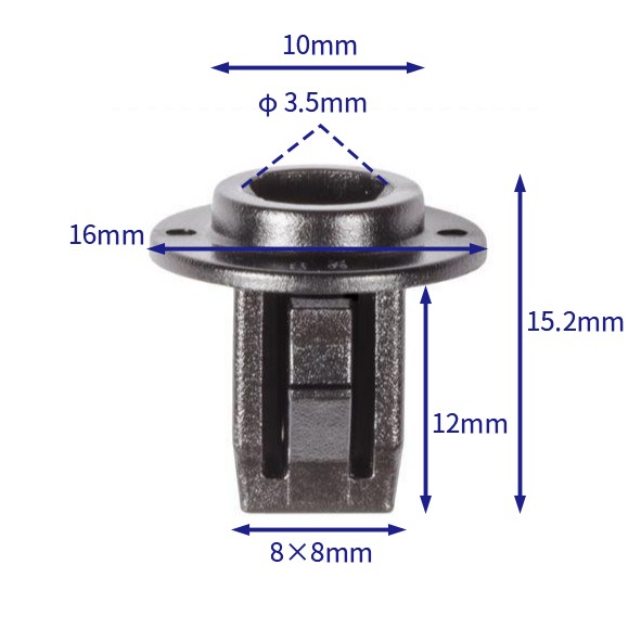Nissan:76881-JG00A (Automotive Clip Fastener)