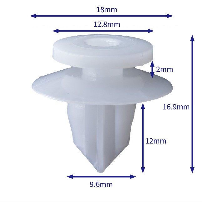 汽车卡扣紧固件(100个/包) Toyota:90467-10162 (Automotive Clip Fastener)
