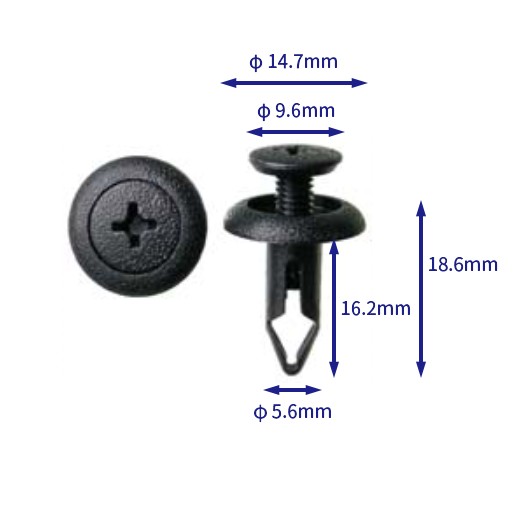 汽车卡扣紧固件(100个/包) Automotive clip fasteners