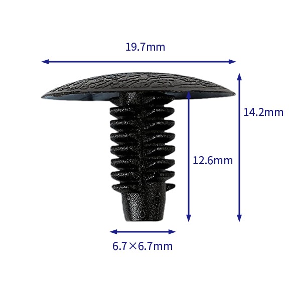 汽车卡扣紧固件(100个/包) Peugeot: 6992C6;6999T1;Fiat: 82412036; Renault: 7703077068; (Automotive Clip Fastener)