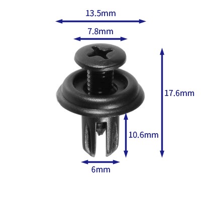 汽车卡扣紧固件(100个/包) Honda:90687-SB0-003 (Automotive Clip Fastener)