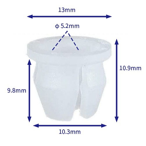 汽车卡扣紧固件(100个/包) Toyota:90075-10801 (Automotive Clip Fastener)