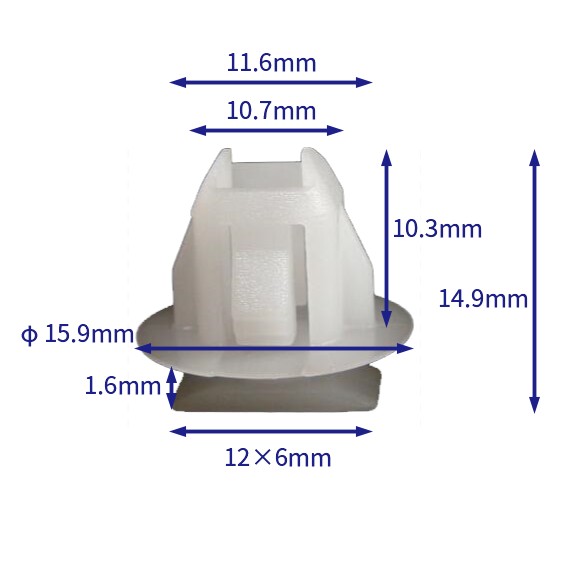 汽车卡扣紧固件(100个/包) <p>Nissan:76882-JG00A (Automotive Clip Fastener)</p>