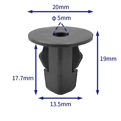 汽车卡扣紧固件(100个/包) Toyota:90189-06212;90189-06065 (Automotive Clip Fastener)