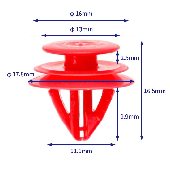 汽车卡扣紧固件(100个/包) Toyota:90467-09240 (Automotive Clip Fastener)
