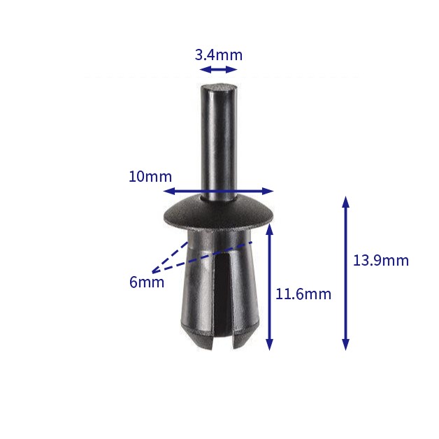 汽车卡扣紧固件(100个/包) PeugeotCitroën:697211 (Automotive Clip Fastener)