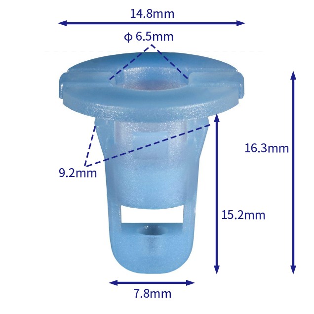 汽车卡扣紧固件(100个/包) Nissan:76848-ED000 (Automotive Clip Fastener)