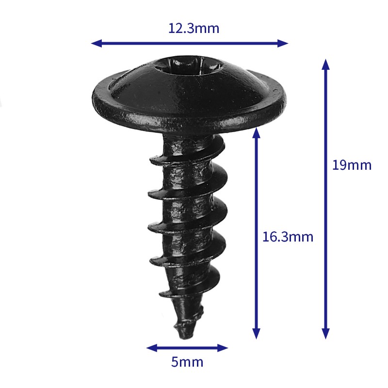汽车卡扣紧固件(100个/包) Volkswagen (VW):N90879402 (Automotive Clip Fastener)