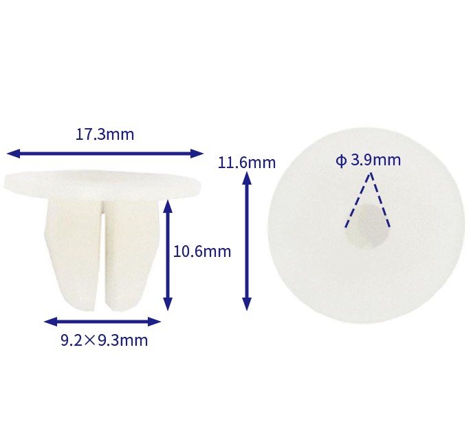 汽车卡扣紧固件(100个/包) Toyota:90189-06006 (Automotive Clip Fastener)