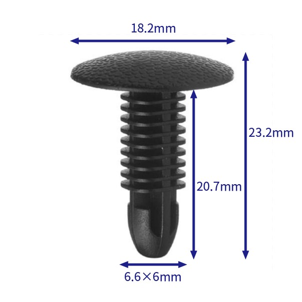 汽车卡扣紧固件(100个/包) Honda:90667-SA0-003; Toyota: 90467-06020-c0 (Automotive Clip Fastener)