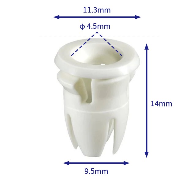 汽车卡扣紧固件(100个/包) Mercedes-Benz:A0019887681 (Automotive Clip Fastener)
