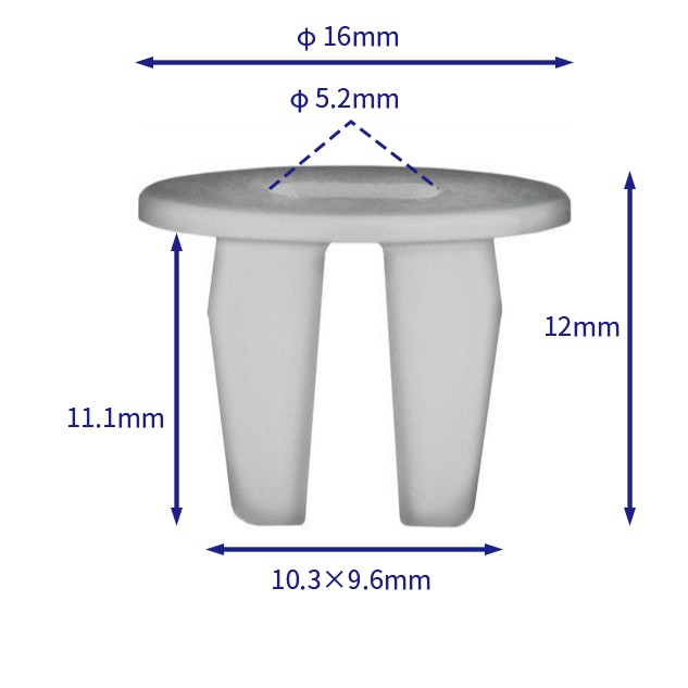 汽车卡扣紧固件(100个/包) Nissan:128100111 (Automotive Clip Fastener)